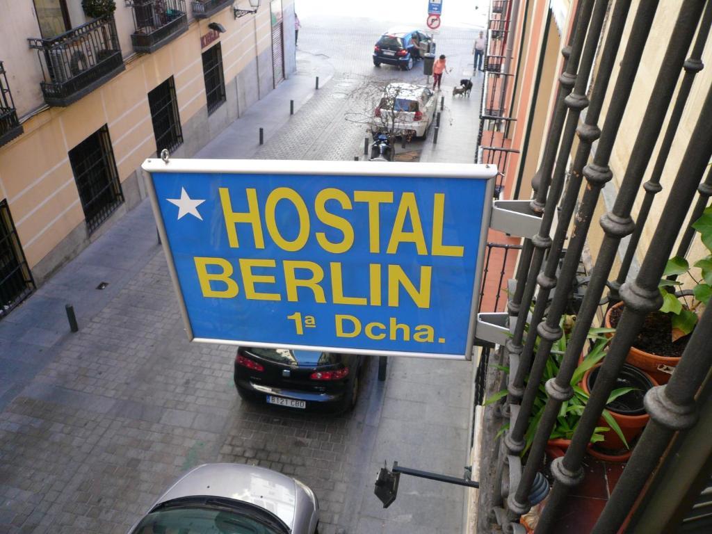 Hostal Berlin Madryt Zewnętrze zdjęcie